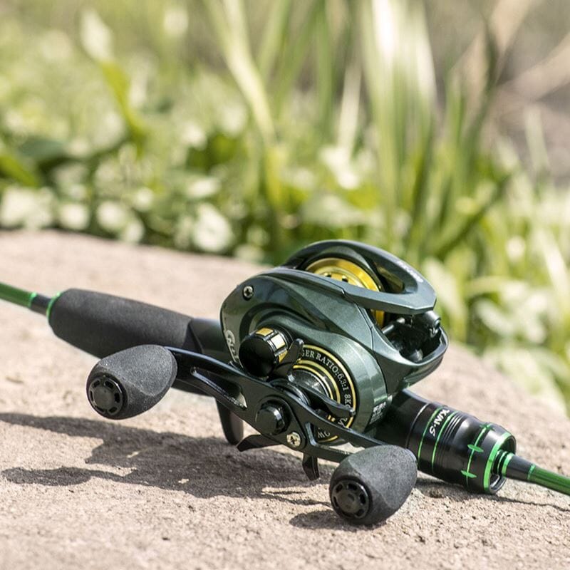 Carretilha de Pesca Anti Cabeleira 14 Rolamentos Titan Pro